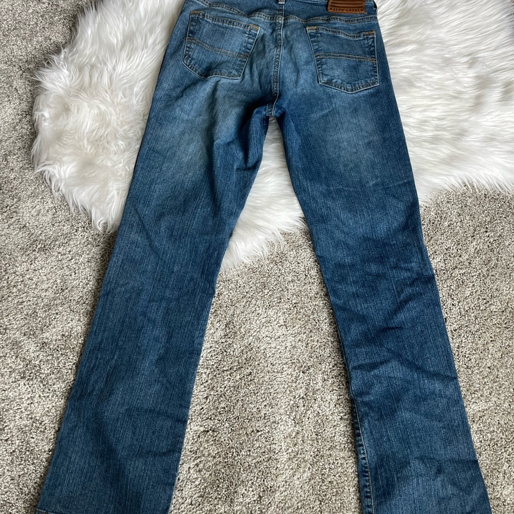 Vintage Polo Jeans Company Ralph Lauren Womens Stretch Kelly Velvet Stripe 2 - Picture 5 of 6
